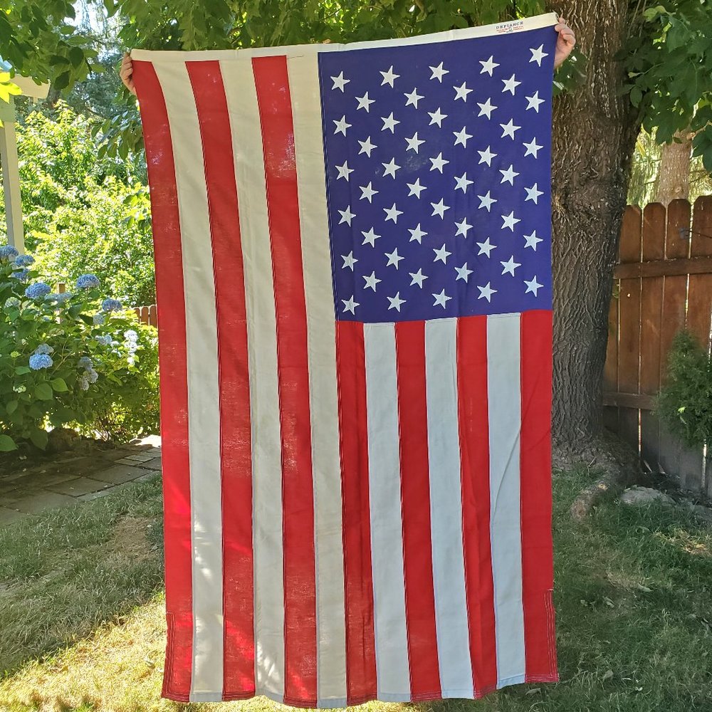 Vintage American Flag, 4 Ft. by 6 Ft., NIB
